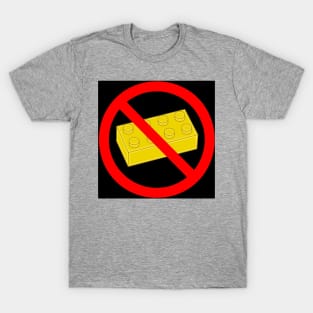 Road Traffic Sign "NO BRICK" T-Shirt